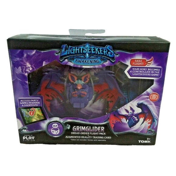 TOMY Lightseekers Awakening Flight Pack Figure and Trading Card Grimglider - Picture 3 of 7
